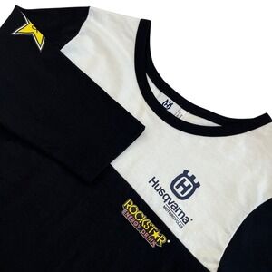 Husqvarna Motorcycles‎ Rockstar Womens Quarter Sleeve T-Shirt, Husqvarna Moto 93